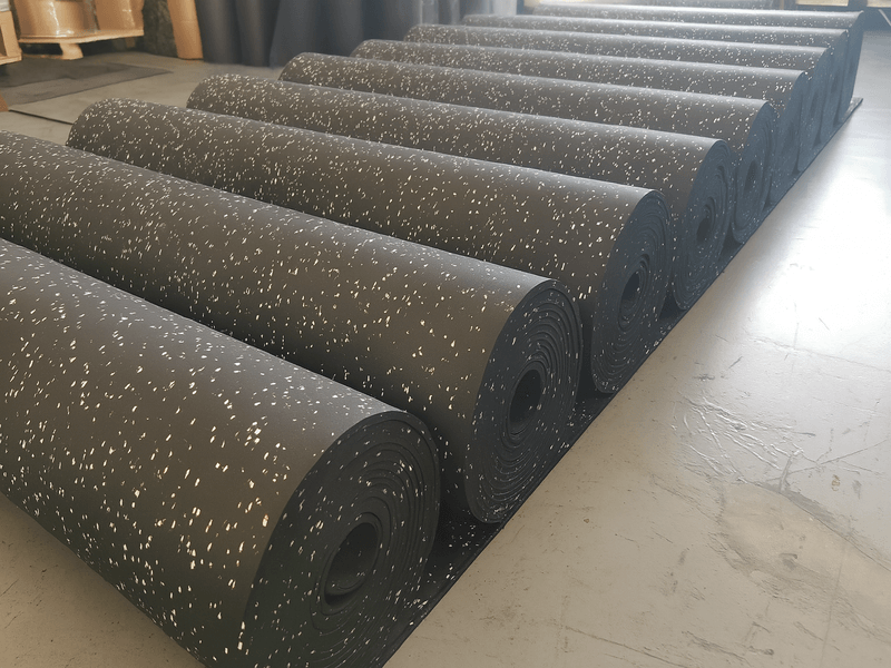 Diagram of soundproof underlay installation